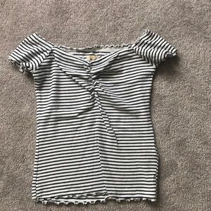 hollister striped top